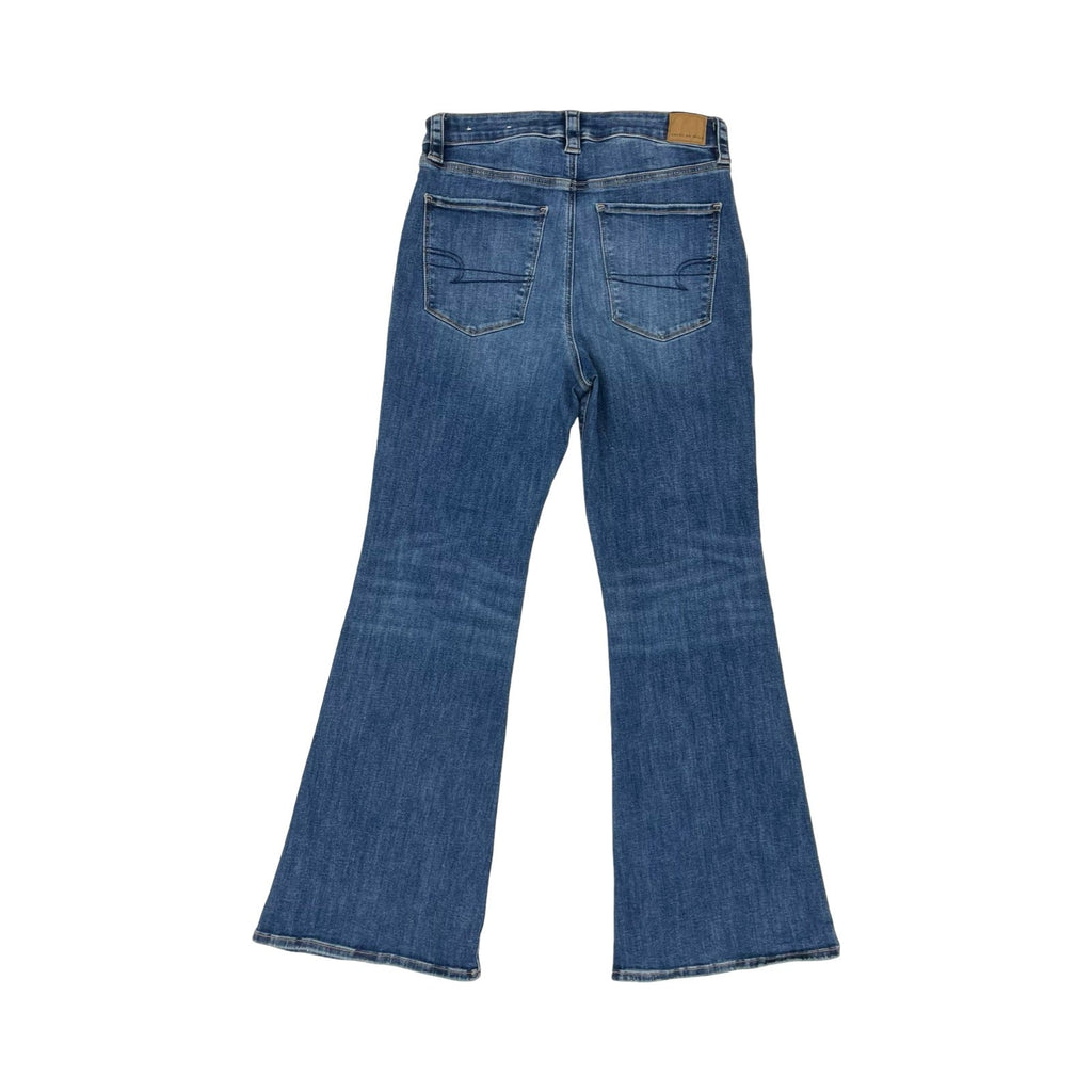 Jeans Flared By American Eagle In Blue Denim, Size:12