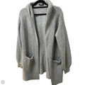 Sweater Cardigan Cashmere By Cmb In Grey, Size: Osfm