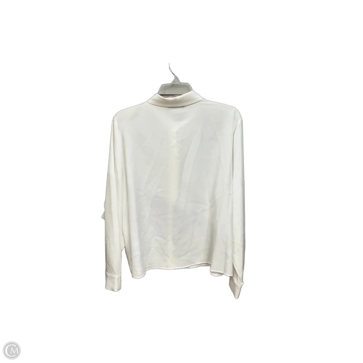 Blouse Designer By Karl Lagerfeld In White, Size: 0x