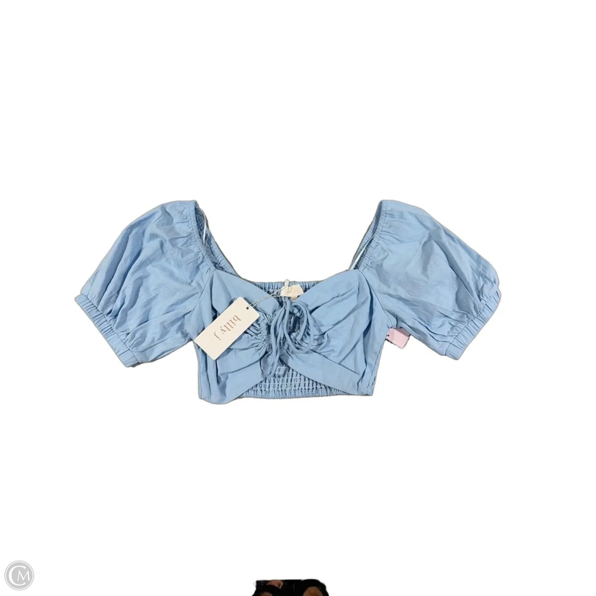 Top Short Sleeve By Cmb In Blue, Size: S