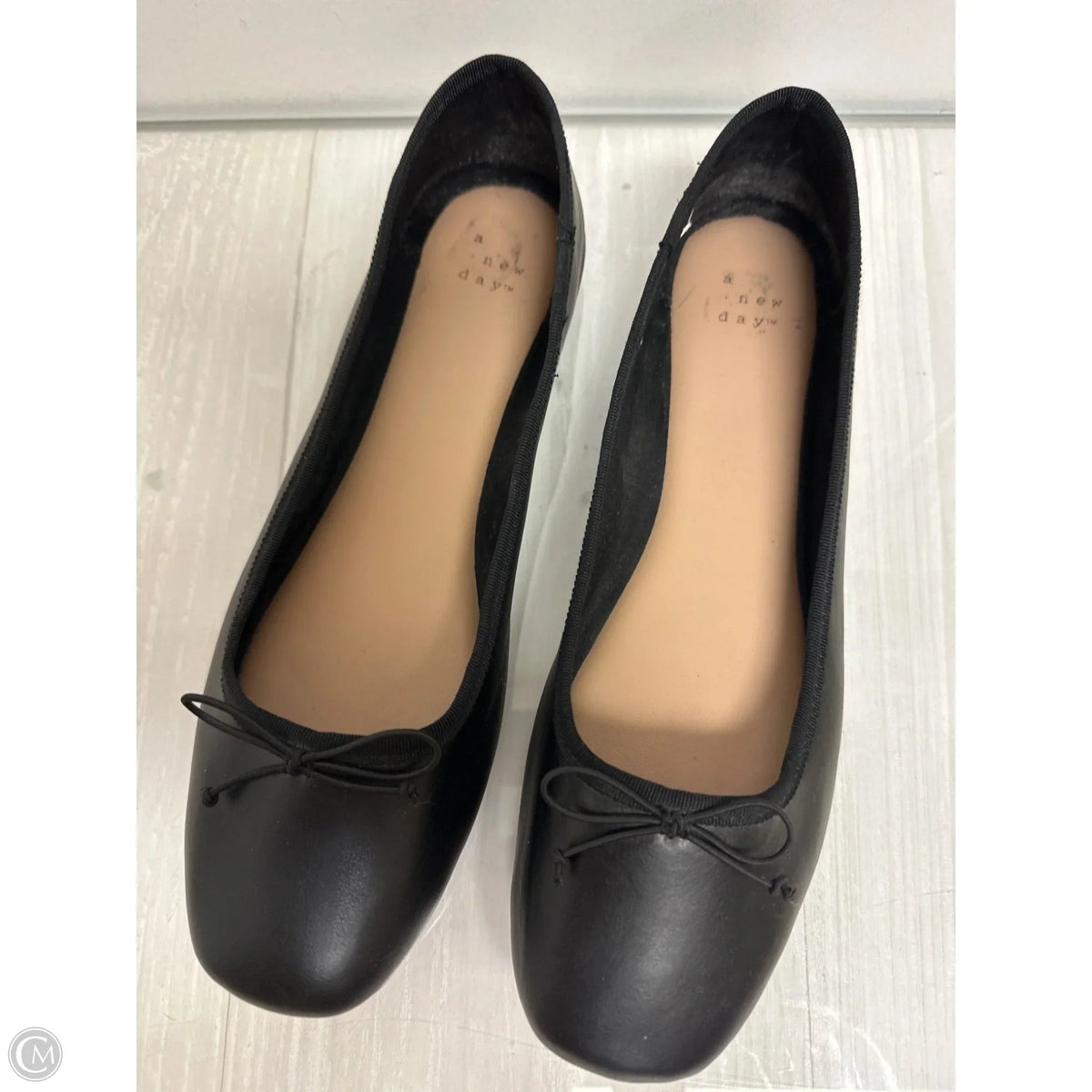Shoes Flats By A New Day In Black, Size: 10