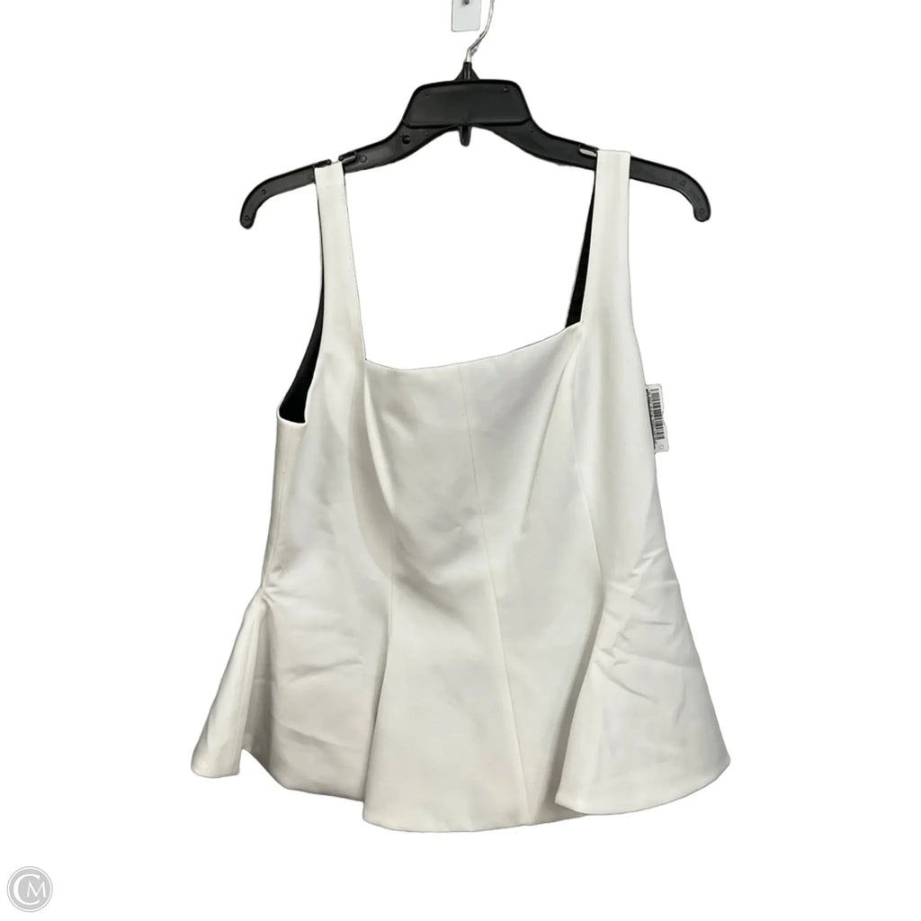 Top Sleeveless By Bebe In White, Size: M