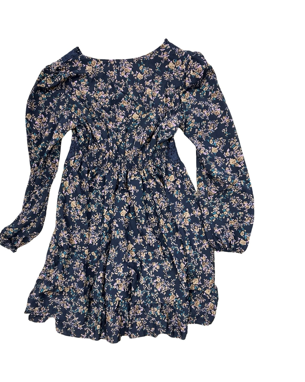 Dress Casual Short By Shein In Blue & Brown, Size:L