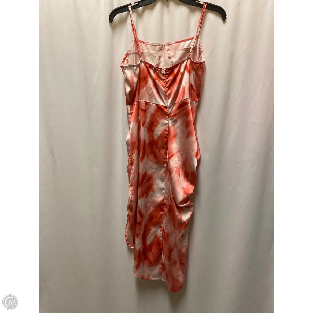 Dress Casual Midi By Shein In Pink, Size: M