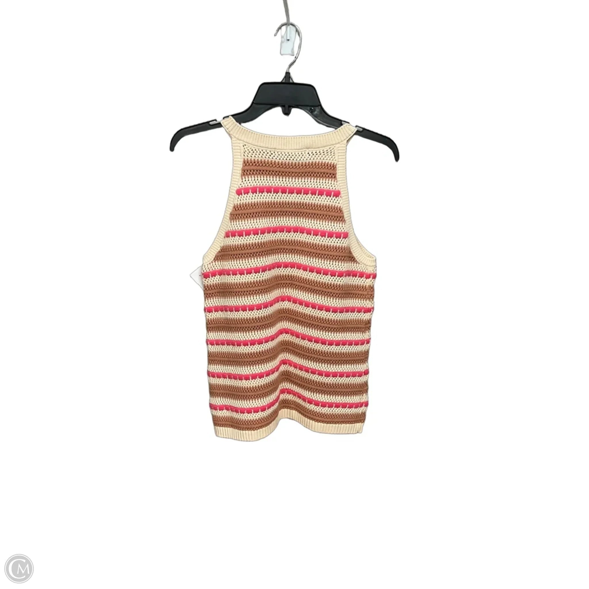 Top Sleeveless By Daniel Rainn In Striped Pattern, Size: M