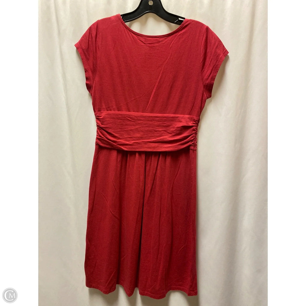 Dress Casual Midi By Loft In Pink, Size: S