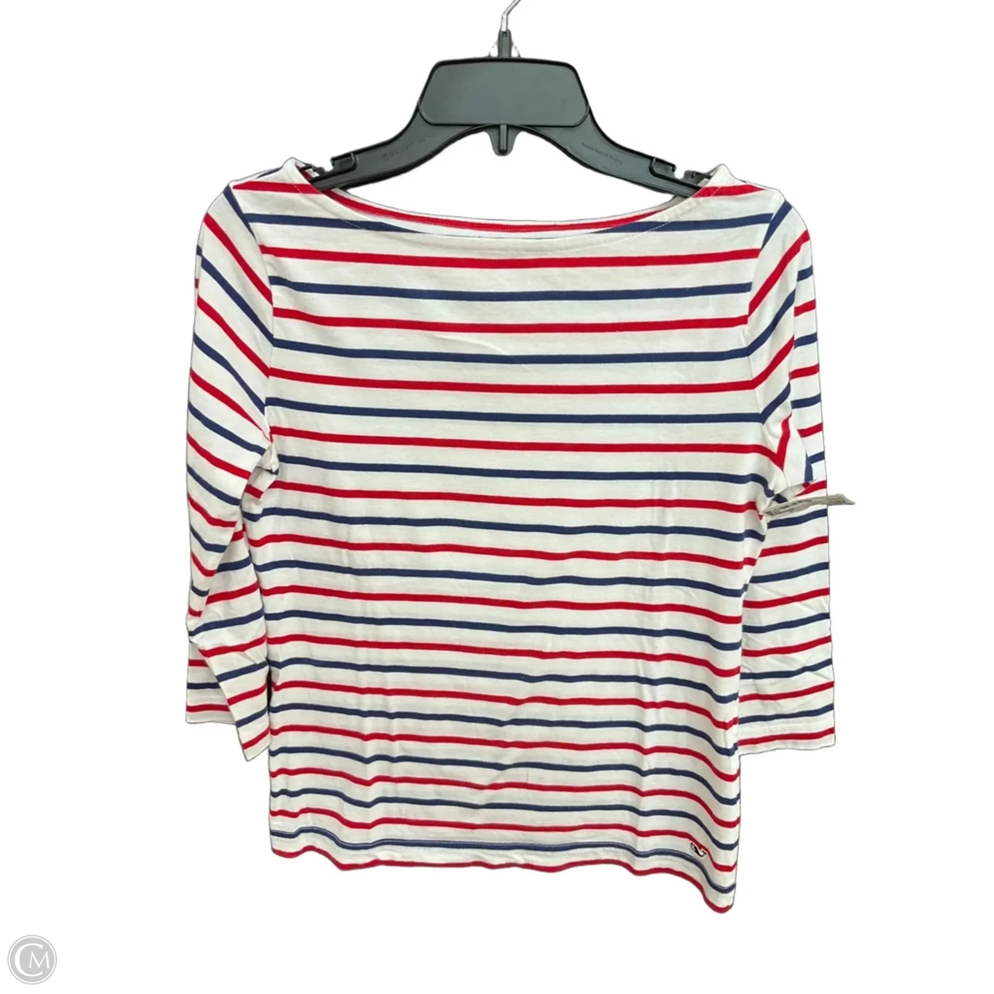 Top 3/4 Sleeve By Vineyard Vines In Striped Pattern, Size: Xs