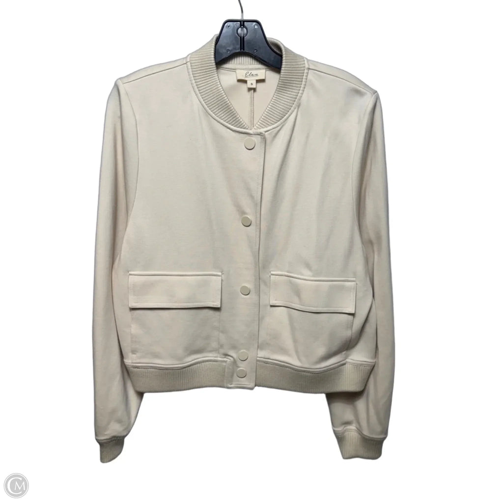 Jacket Other By Elan In Cream, Size: S