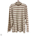 Top Long Sleeve By Talbots In Cream, Size: 3x