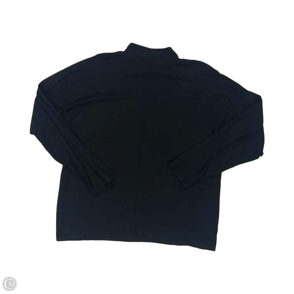 Top Long Sleeve By Talbots In Black, Size: L