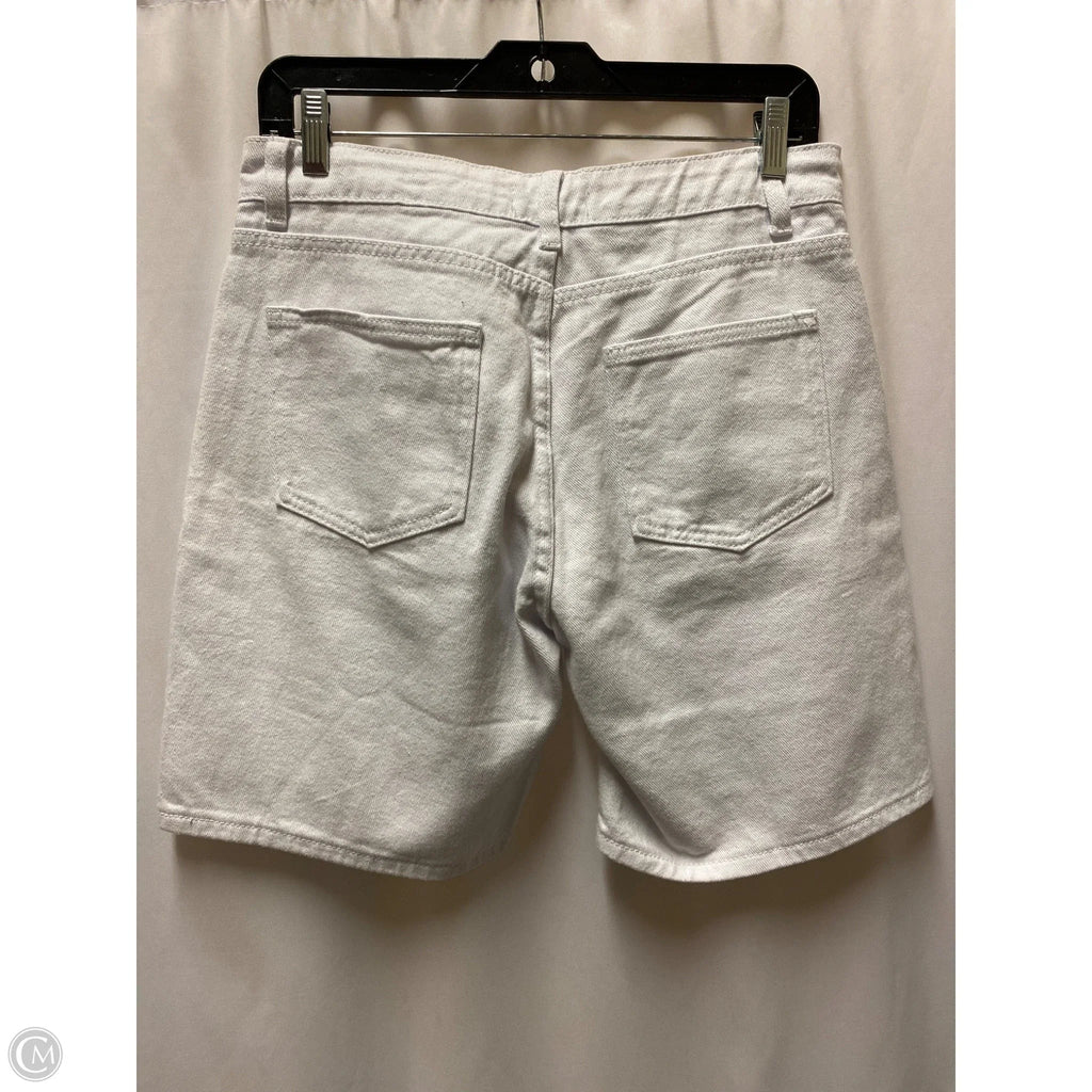 Shorts By Clothes Mentor In White Denim, Size: 8