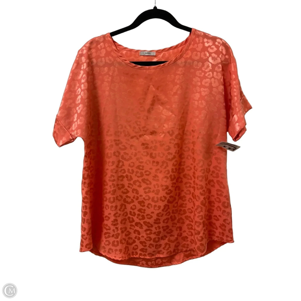 Top Short Sleeve By Jodifl In Orange, Size: S