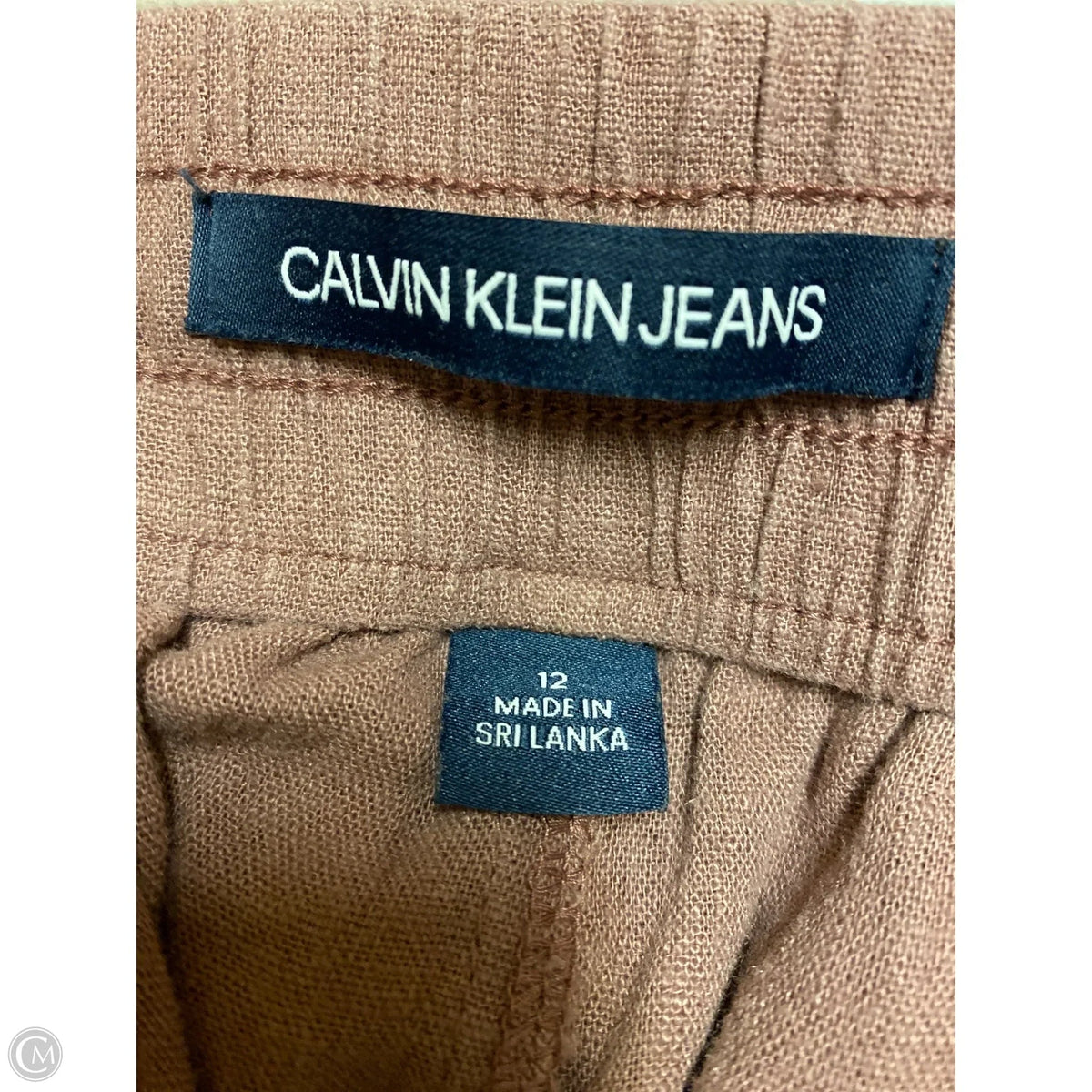 Pants Cargo & Utility By Calvin Klein In Plaid Pattern, Size: 12