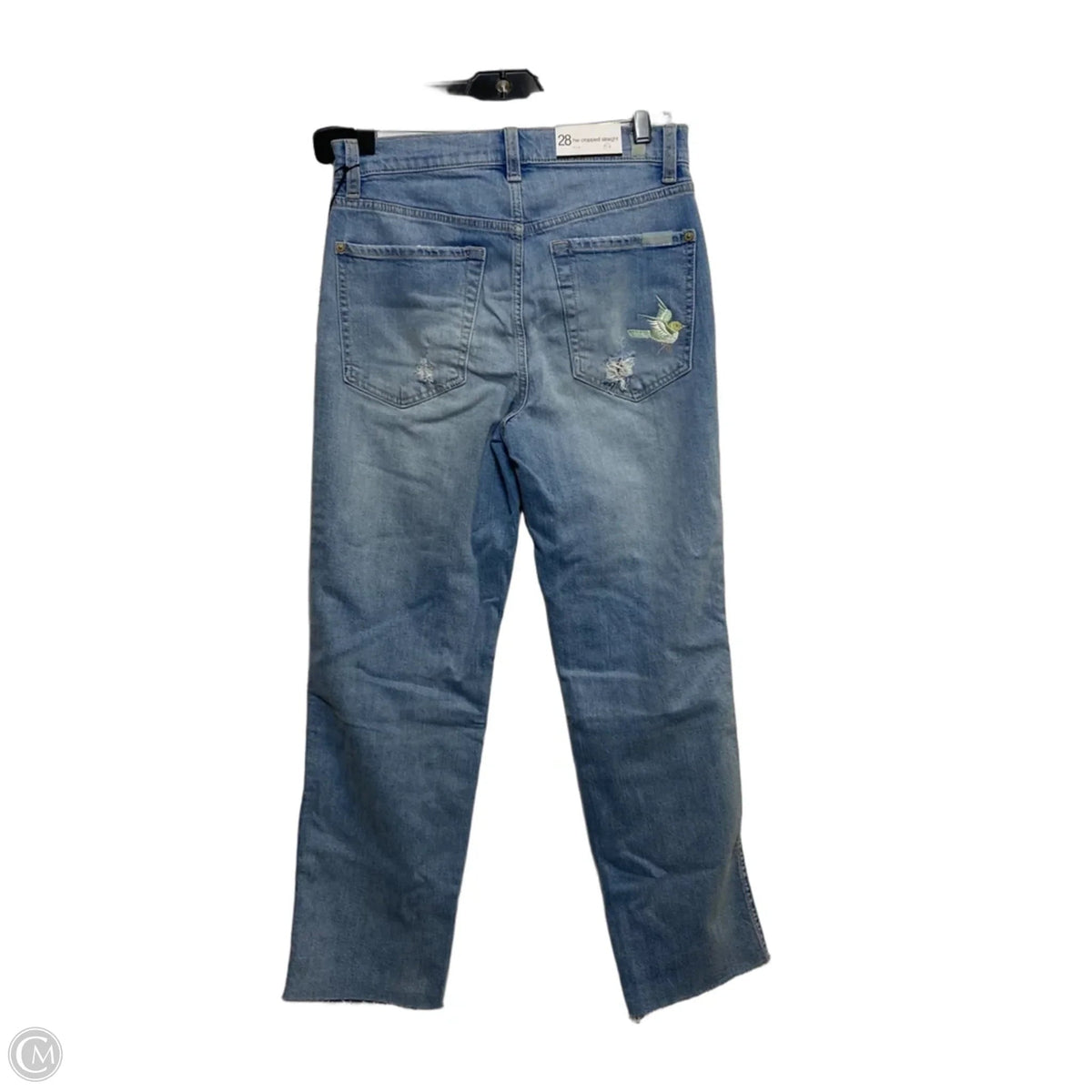 Jeans Designer By 7 For All Mankind In Blue Denim, Size: 6