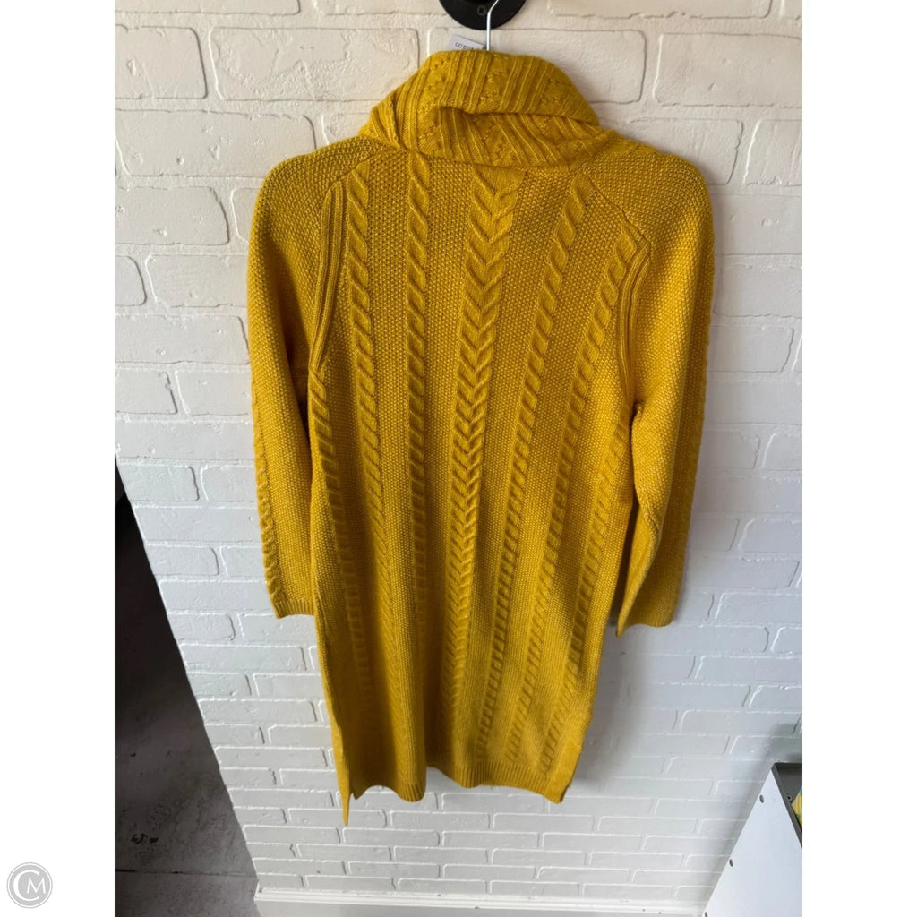 Dress Sweater By Ann Taylor In Yellow, Size: S