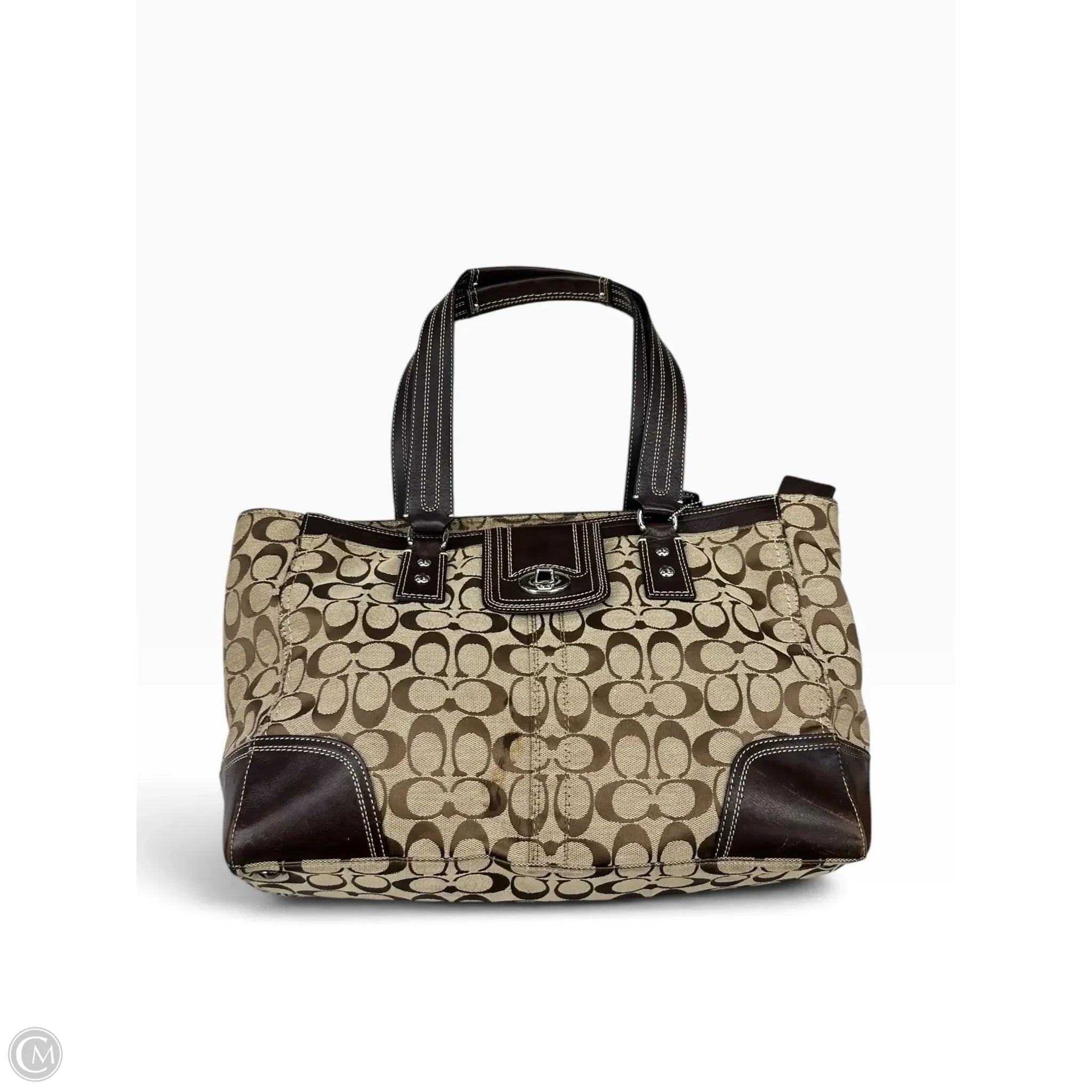 Handbag Designer By Coach, Size: Large