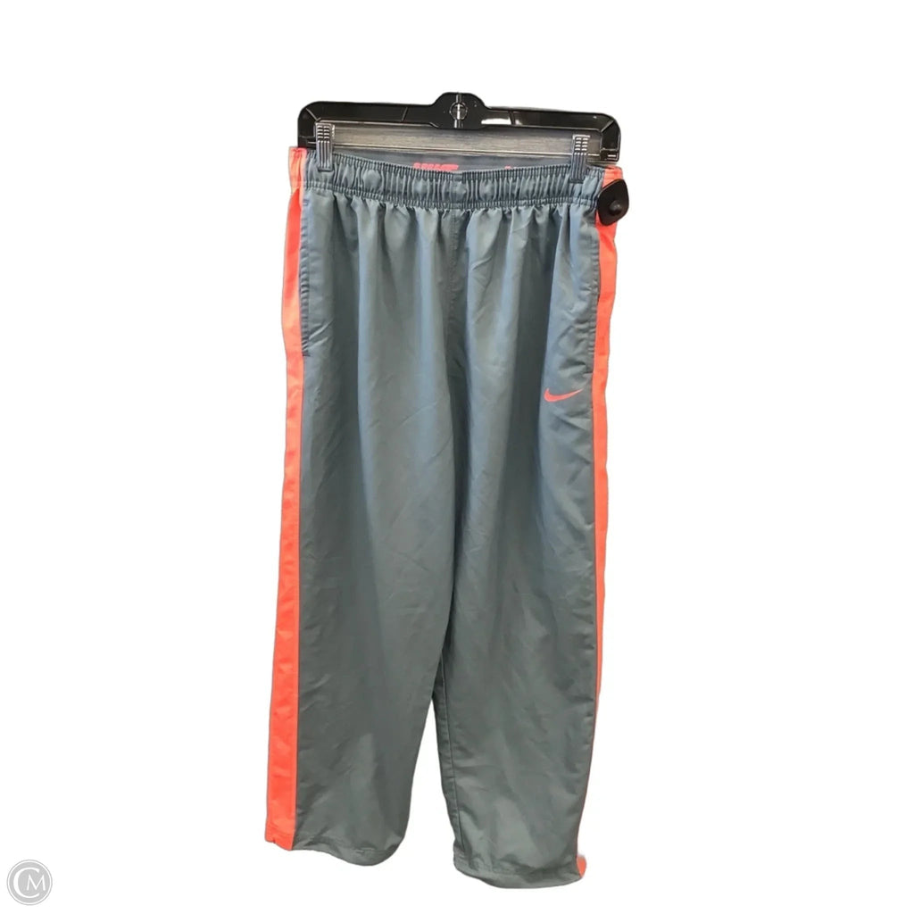 Athletic Pants By Nike In Grey & Pink, Size: L