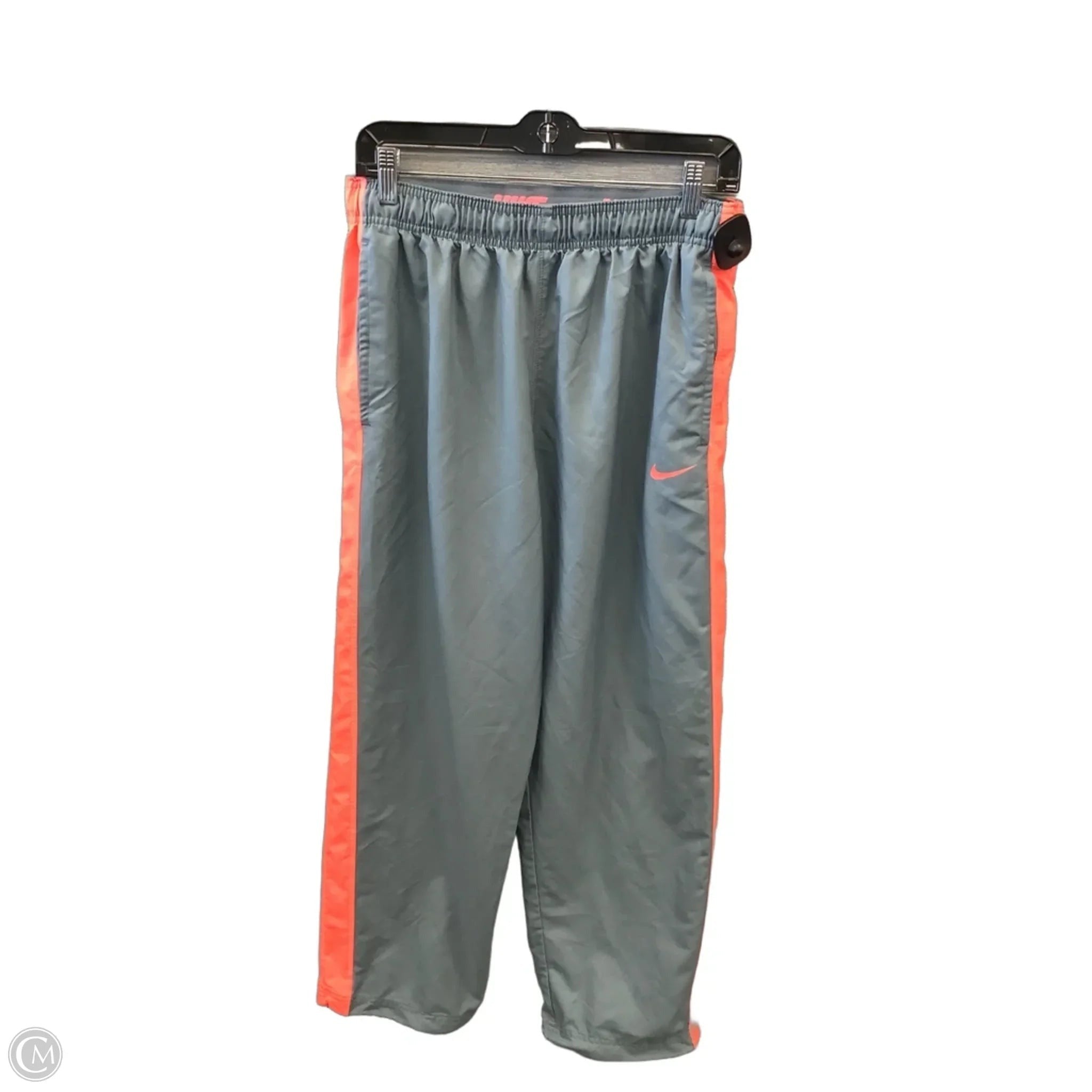 Athletic Pants By Nike In Grey & Pink, Size: L