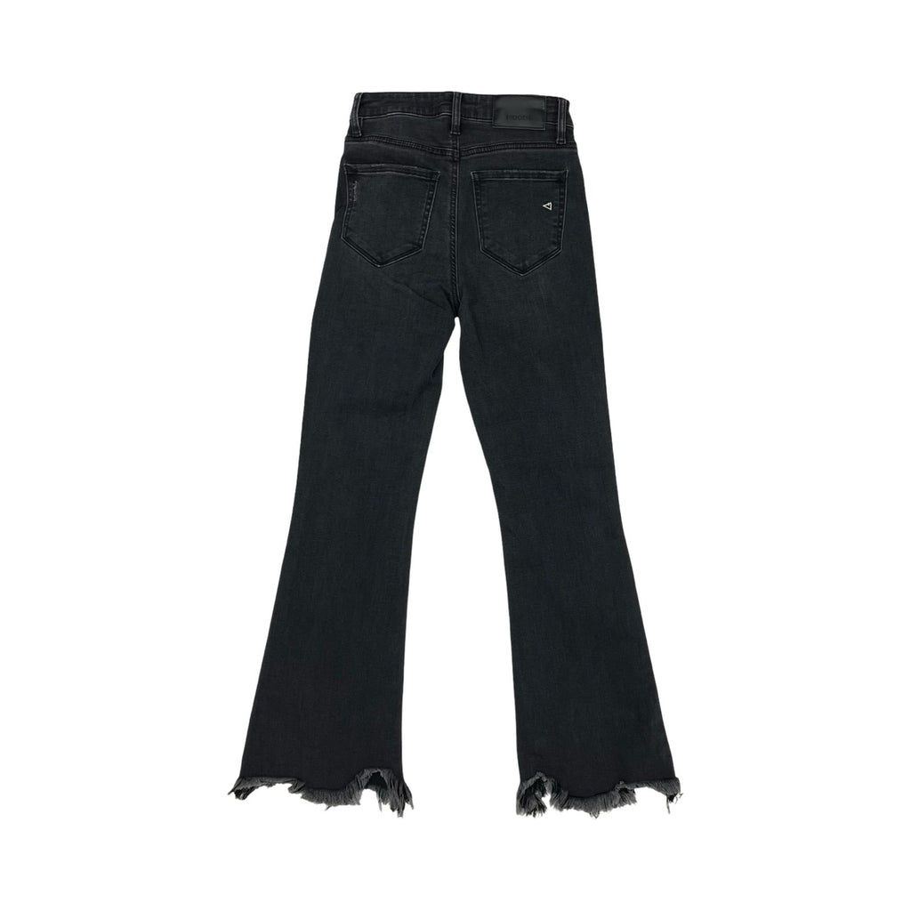 Jeans Flared By Hidden In Black Denim, Size:0