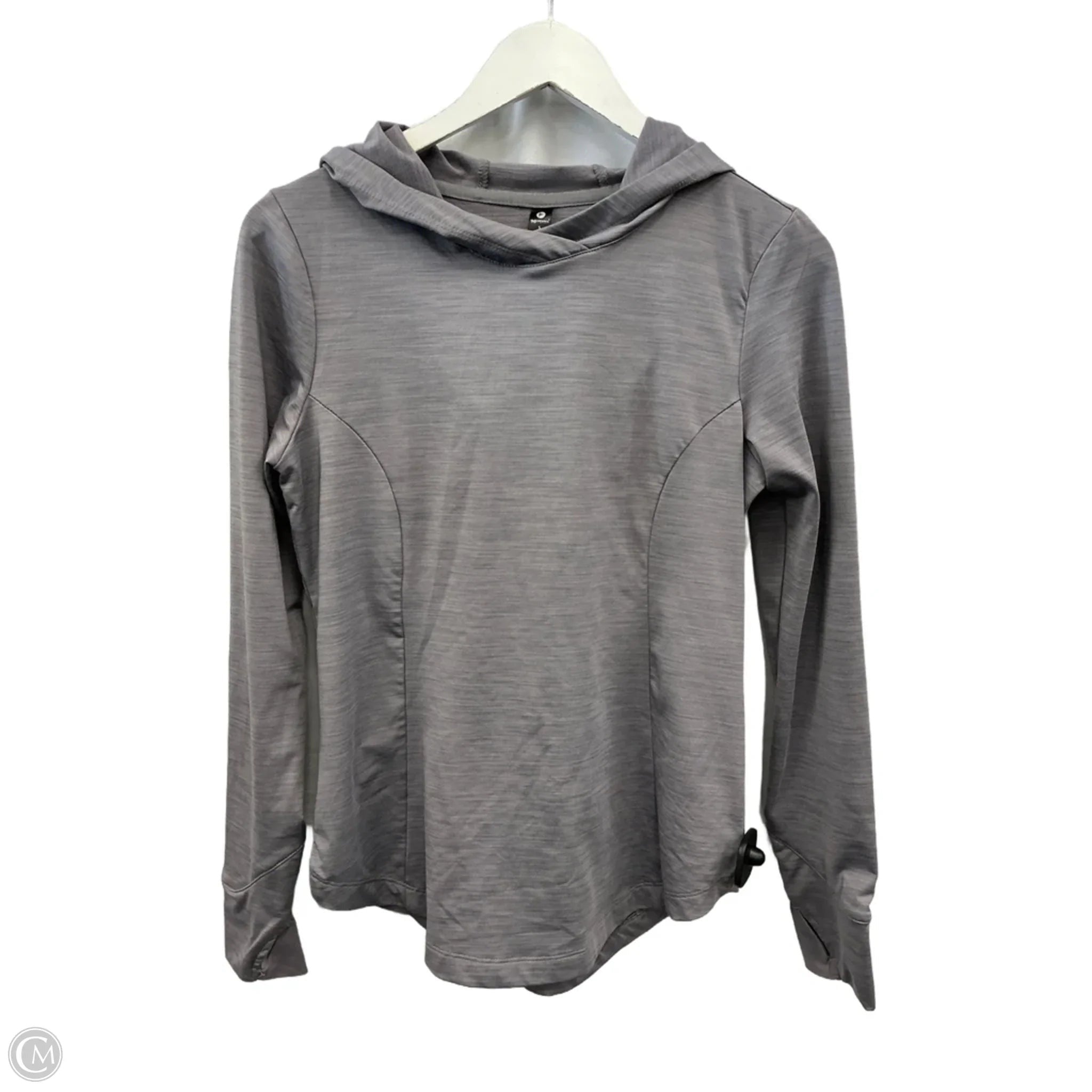 Athletic Top Long Sleeve Hoodie By 90 Degrees By Reflex In Purple, Size: S