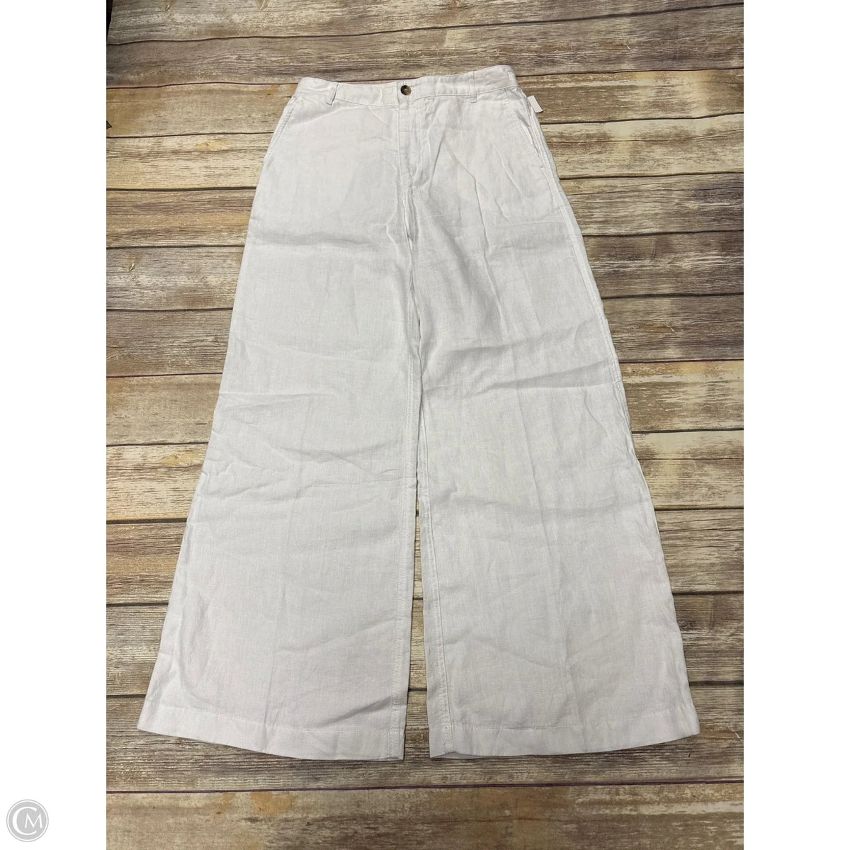 Pants Wide Leg By Madewell In White, Size: 4