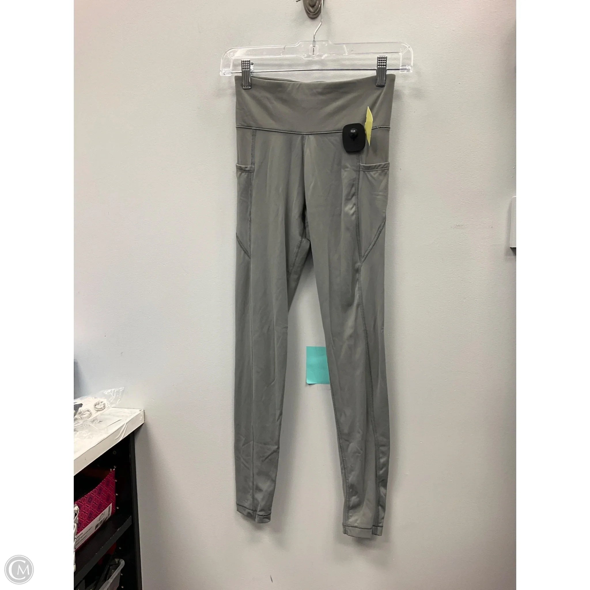 Athletic Leggings By Aeropostale In Grey, Size: S