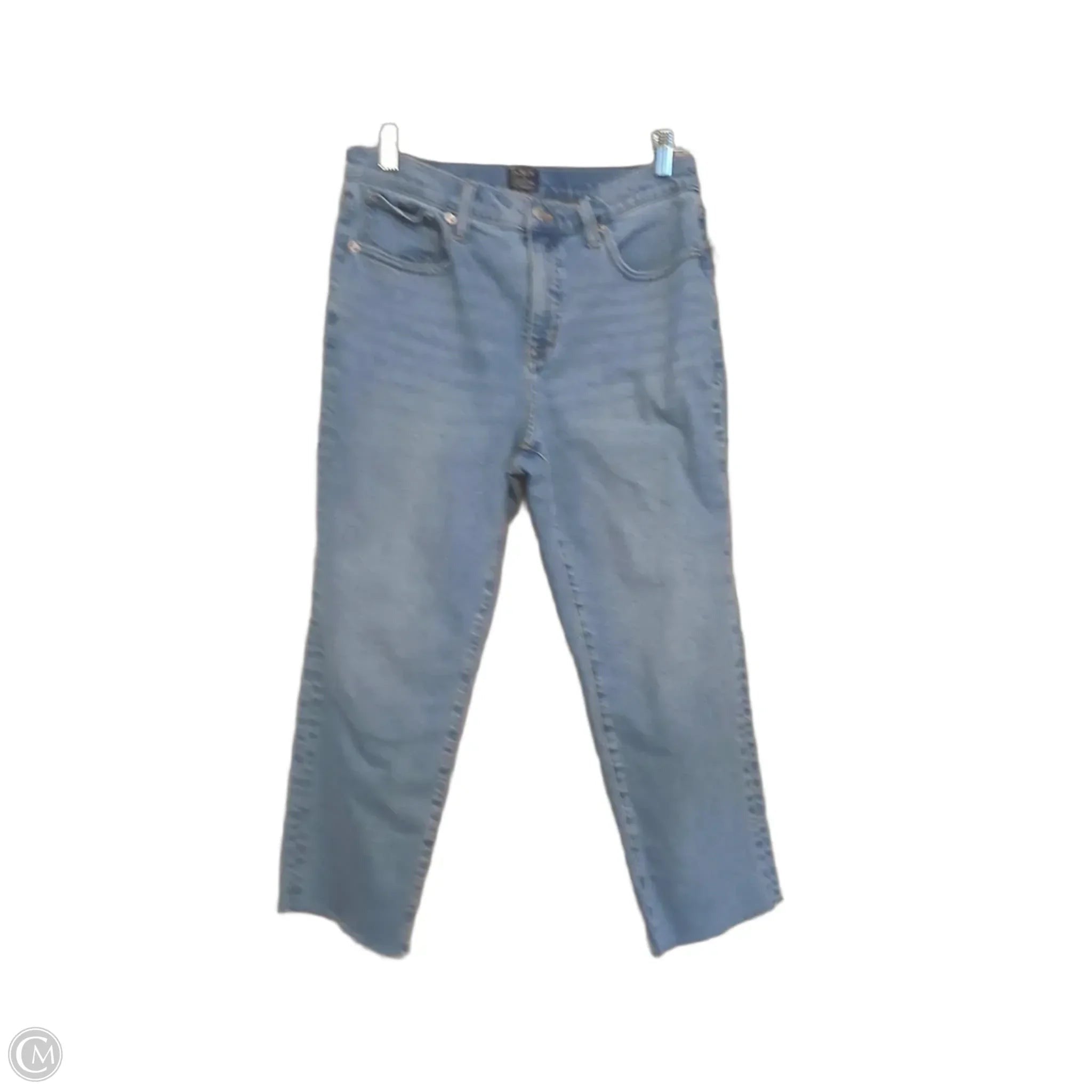 Jeans Cropped By J. Crew In Blue Denim, Size: 8