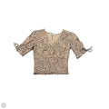 Top Short Sleeve By Abercrombie And Fitch In Brown, Size: Xxs