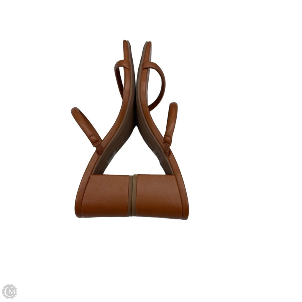 Sandals Heels Block By A New Day In Brown, Size: 9