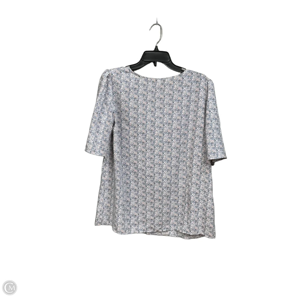 Top Short Sleeve By Clothes Mentor In Floral Print, Size: L