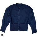 Sweater Cardigan By Shein In Navy, Size: 3x