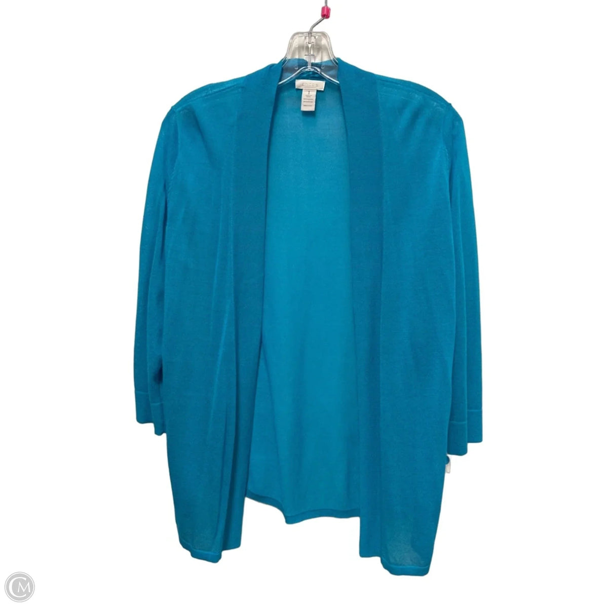 Sweater Cardigan By Chicos In Blue, Size: M