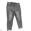 Jeans Skinny By Kancan In Grey Denim, Size: 18