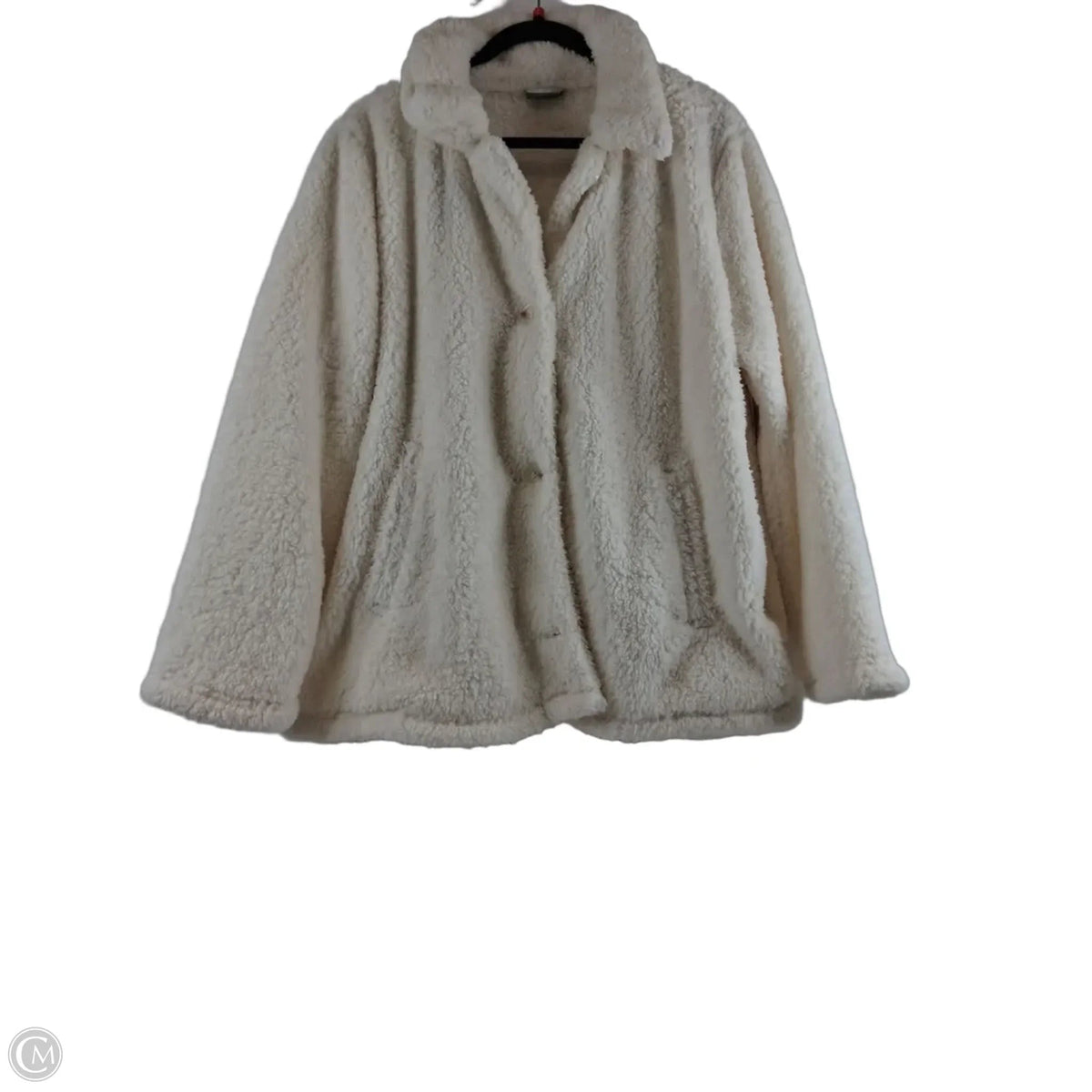 Jacket Faux Fur & Sherpa By 32 Degrees In Cream, Size: Xxl