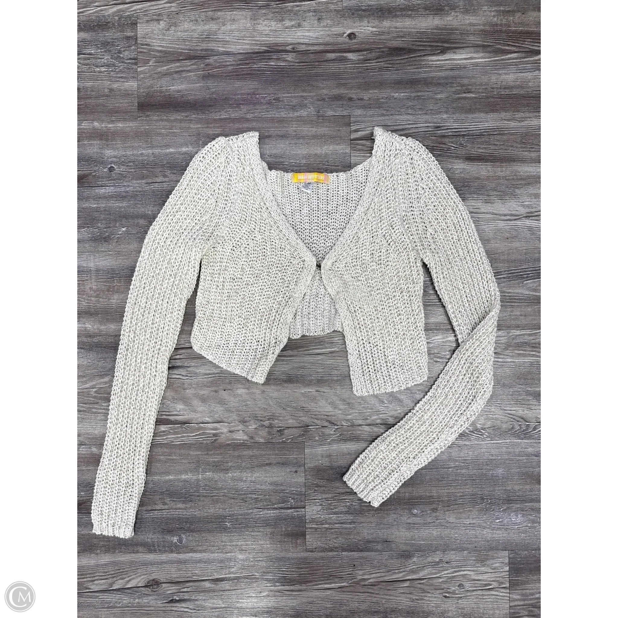 Sweater Cardigan By Urban Outfitters In Cream, Size: Xs