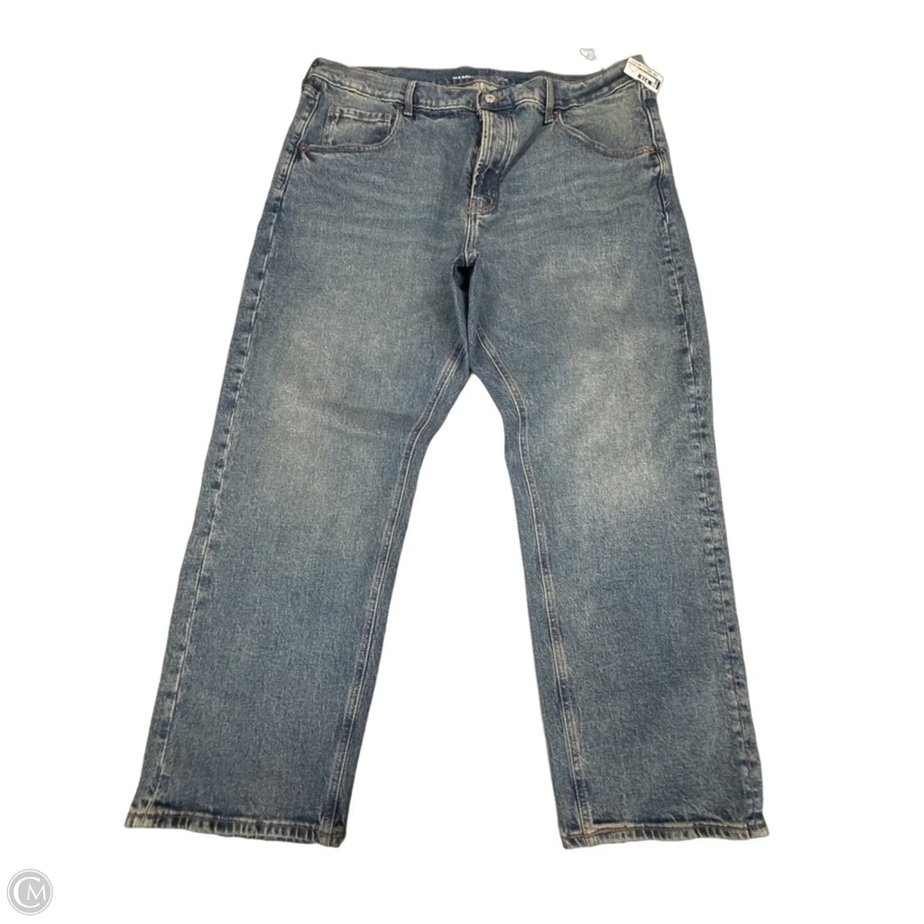 Jeans Straight By Old Navy In Blue Denim, Size: 16w