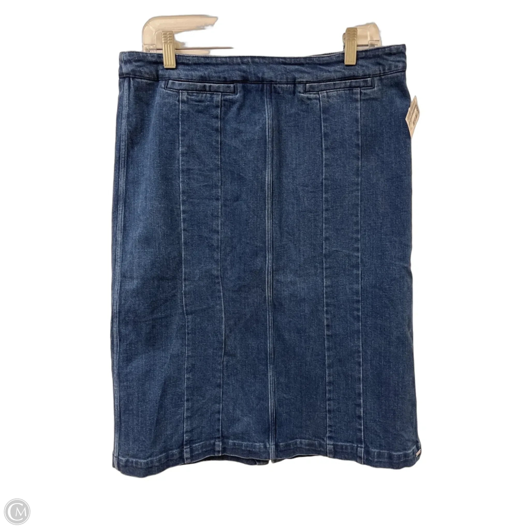 Skirt Midi By Scotch & Soda In Blue Denim, Size: 16