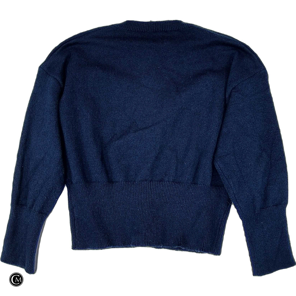 Sweater Cardigan By Shein In Navy, Size: 3x