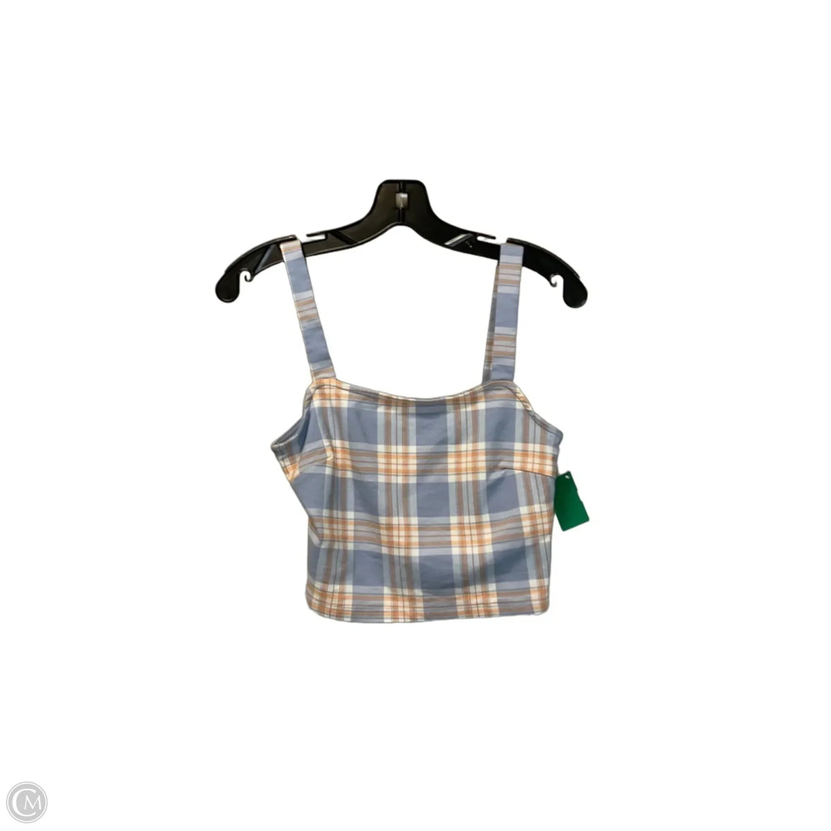 Top Sleeveless By Originality In Blue & Orange, Size: S