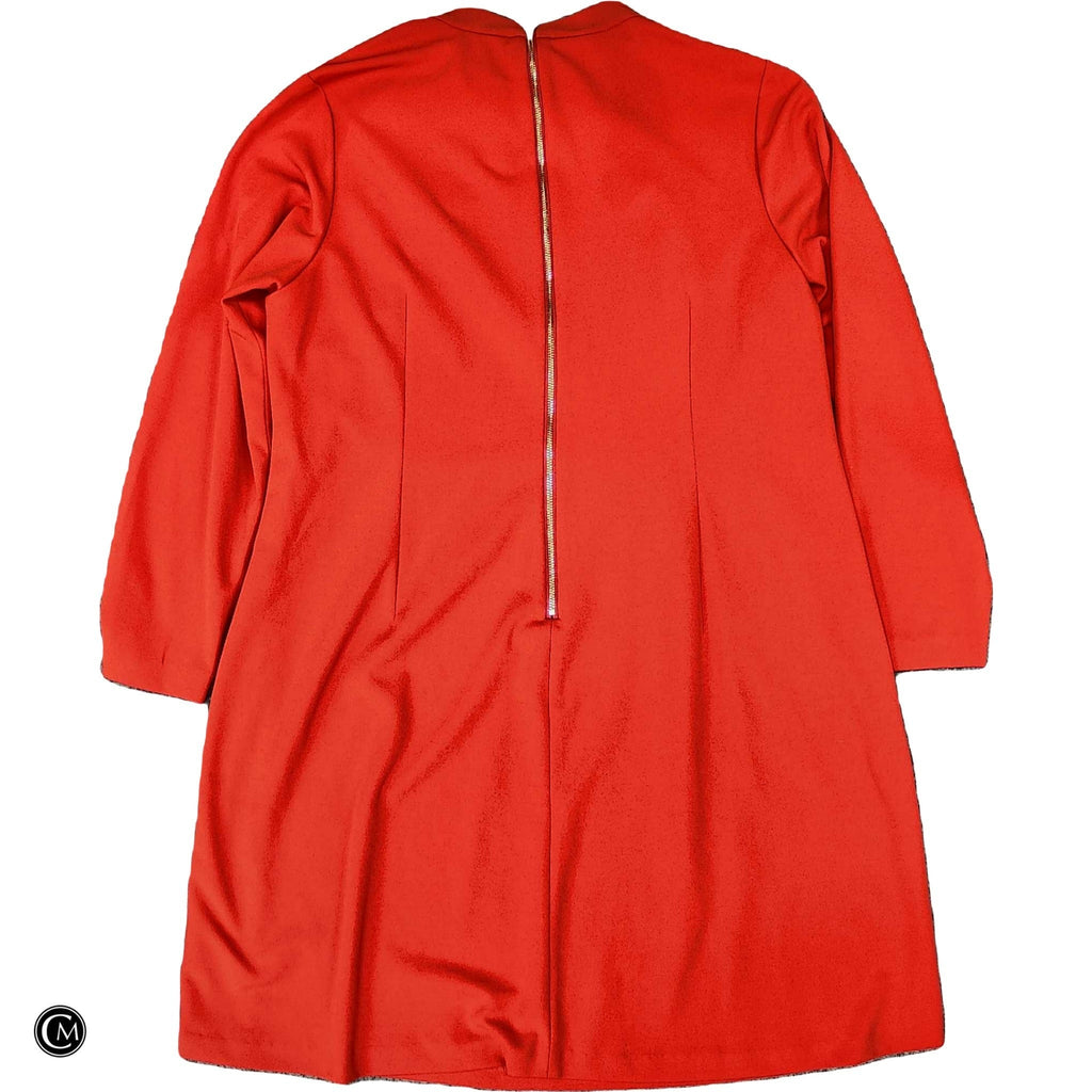 Dress Work By Calvin Klein In Orange, Size: Xl