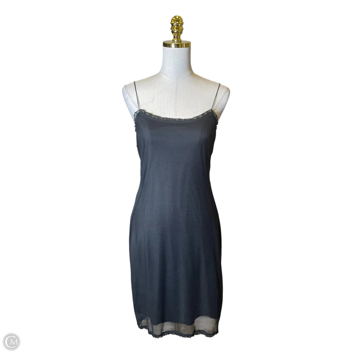 Dress Casual Midi By Ralph Lauren In Black, Size: L