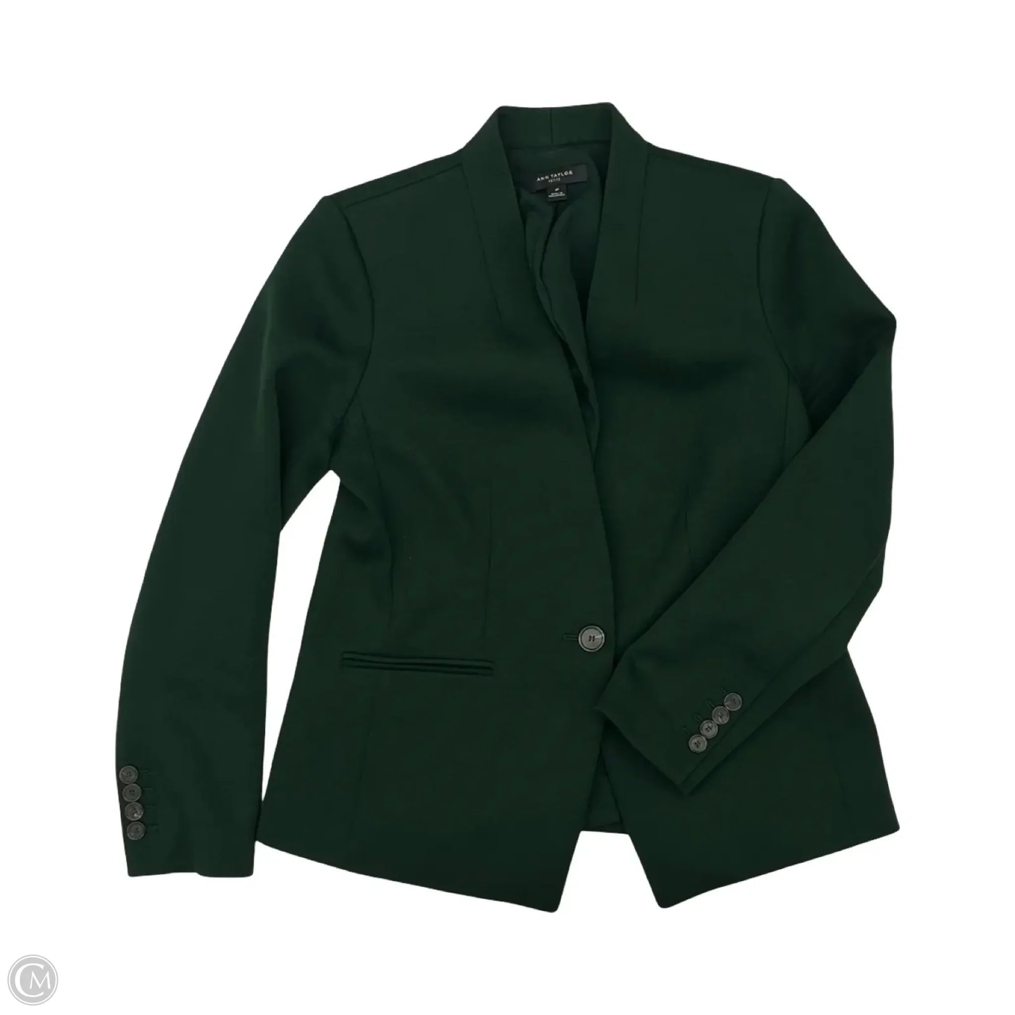 Blazer By Ann Taylor In Green, Size: S