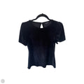 Top Short Sleeve By Express In Black, Size: M