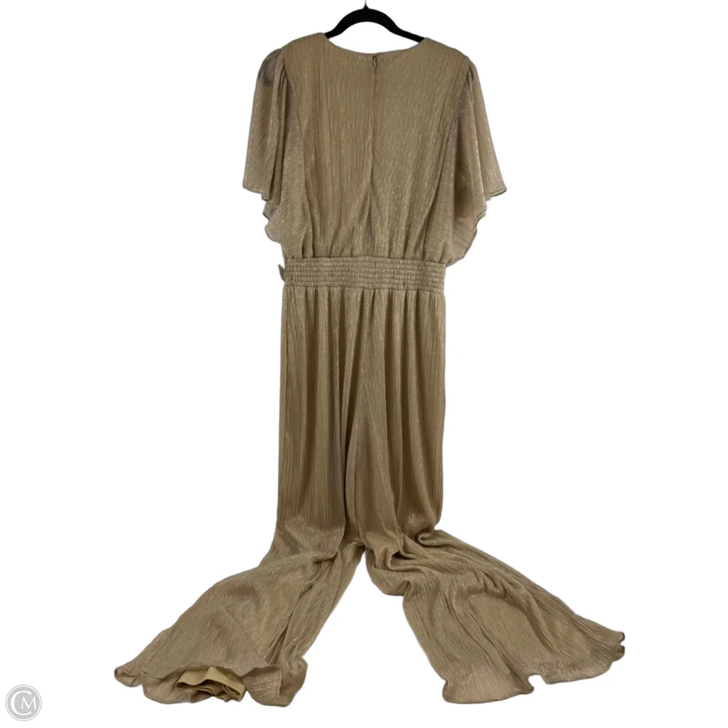 Jumpsuit By Msk In Gold, Size: Xlp