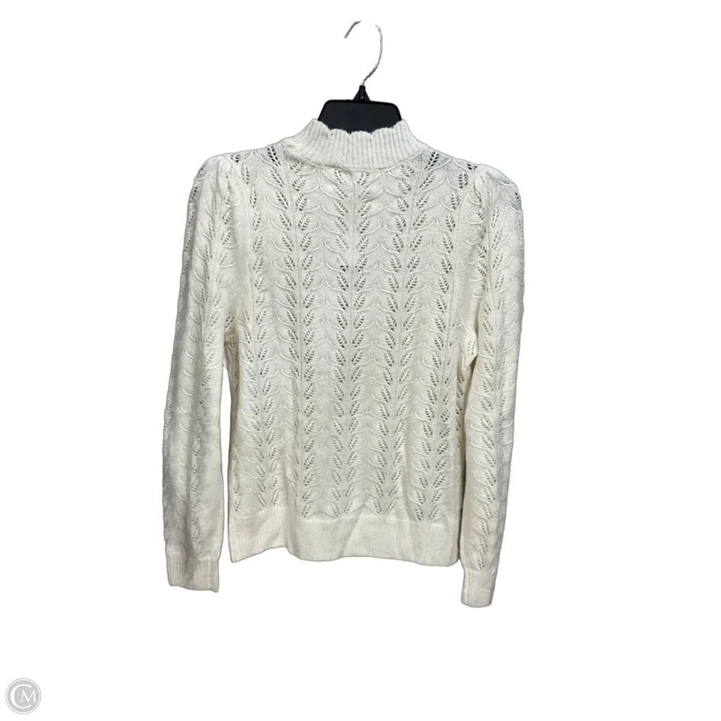 Sweater By Loft In Cream, Size: S