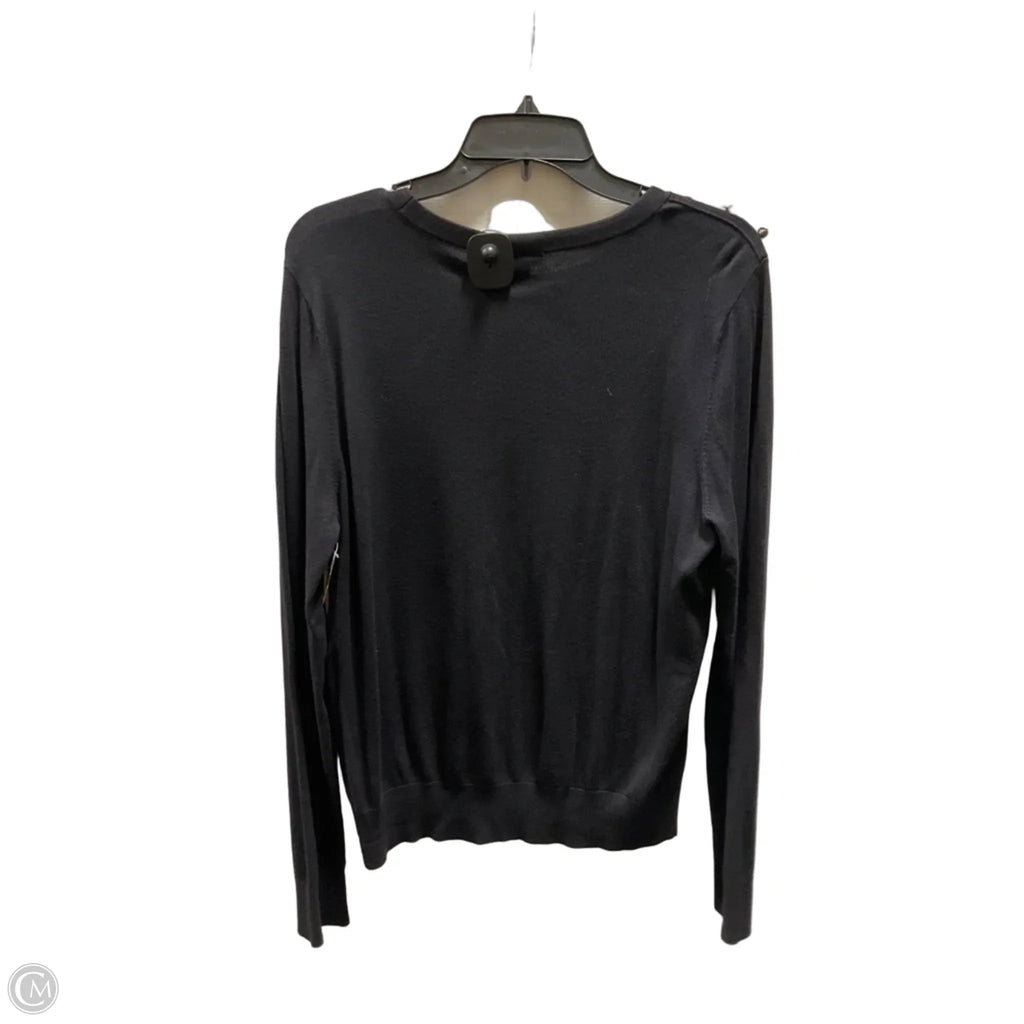 Top Long Sleeve By Ann Taylor In Blue, Size: L