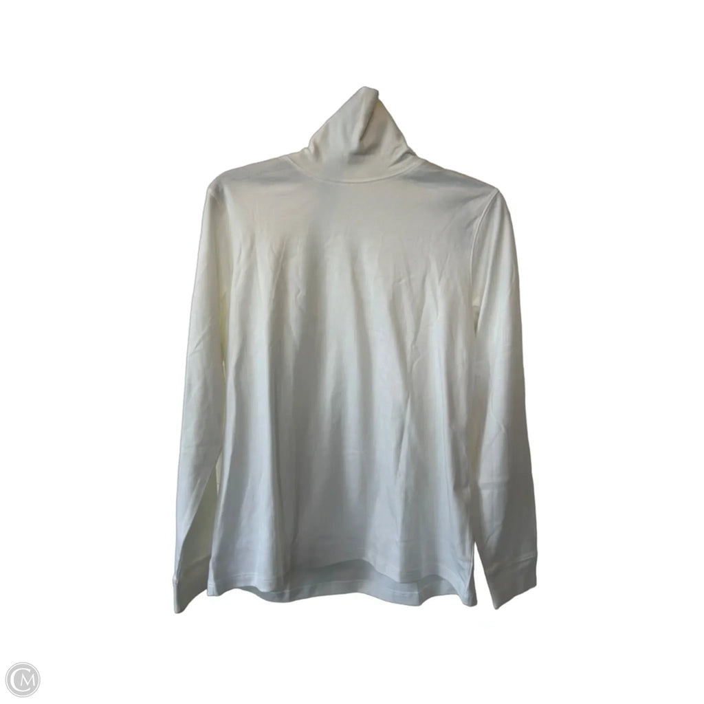 Top Long Sleeve Basic By L.l. Bean In White, Size: L