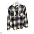 Jacket Shirt By Wallflower In Plaid Pattern, Size: S