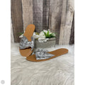 Sandals Flats By A New Day In Silver, Size: 6.5