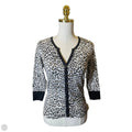 Cardigan By White House Black Market In Animal Print, Size: S